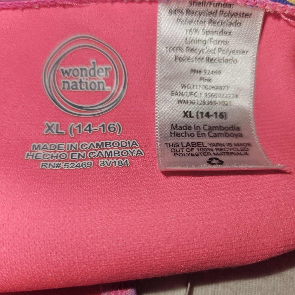 Wonder Nation Girls Mermaid Bikini Size Xl (14-16) - Picture 8 of 9